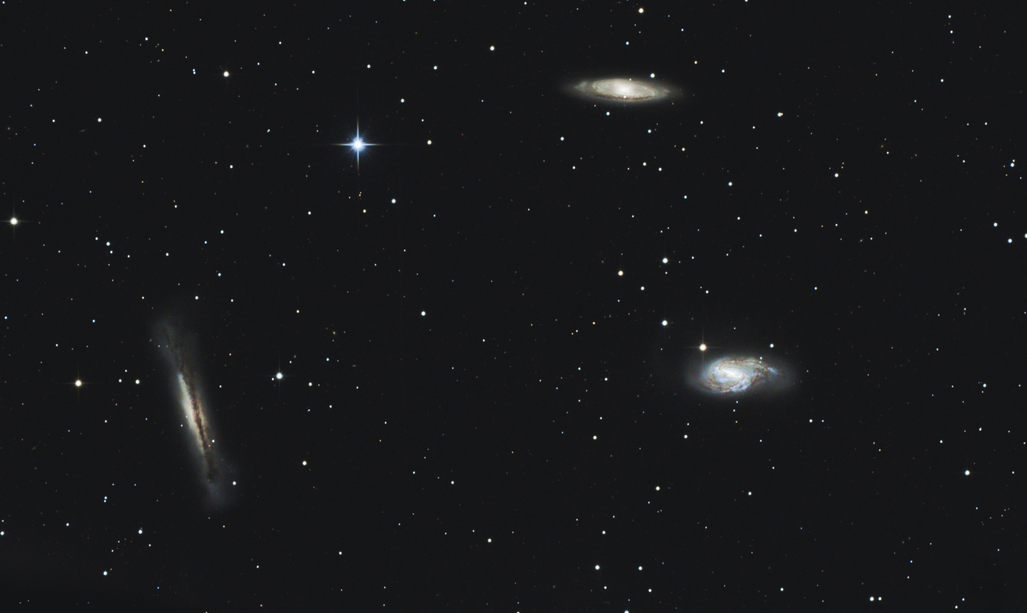 M65 M66 NGC 3628 Leo Triplett